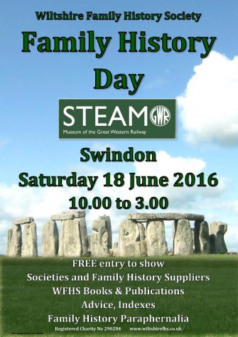 Wiltshire FHS Open Day - Saturday 18 June 2016
