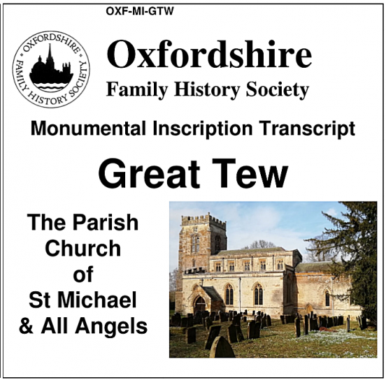 Oxfordshire FHS - new CD of Great Tew MIs